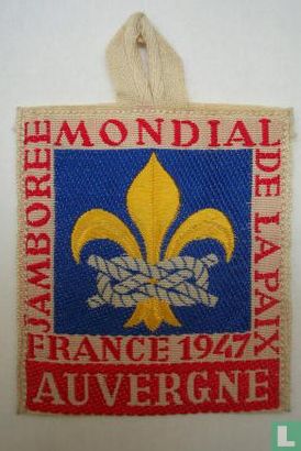 Participants badge 6th World Jamboree - Auvergne