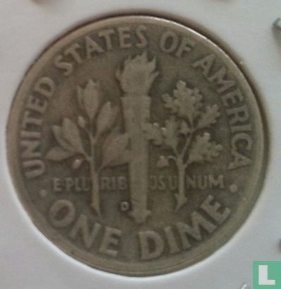 États-Unis 1 dime 1951 (D) - Image 2
