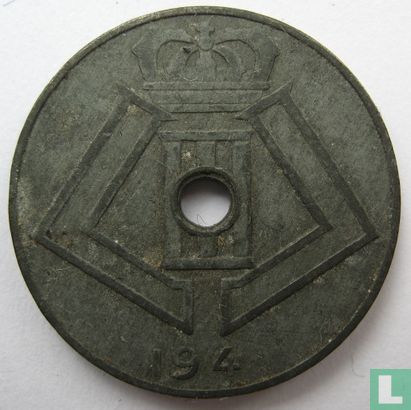 Belgium 10 centimes 194* (NLD-FRA - misstrike) - Image 1