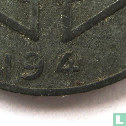 Belgium 10 centimes 194* (NLD-FRA - misstrike) - Image 3