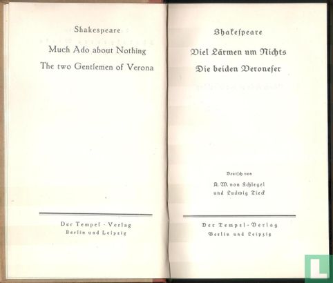 Much Ado about Nothing/ The two Gentlemen of Verona - Afbeelding 3