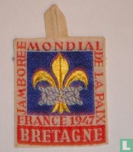 Participants badge 6th World Jamboree - Bretagne