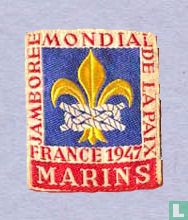 Participants badge 6th World Jamboree - Marins