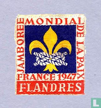 Participants badge 6th World Jamboree - Flandres