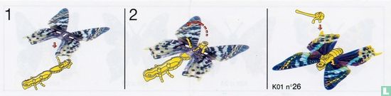 Vlinder, blauw - Image 2