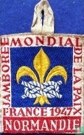 Participants badge 6th World Jamboree - Normandie