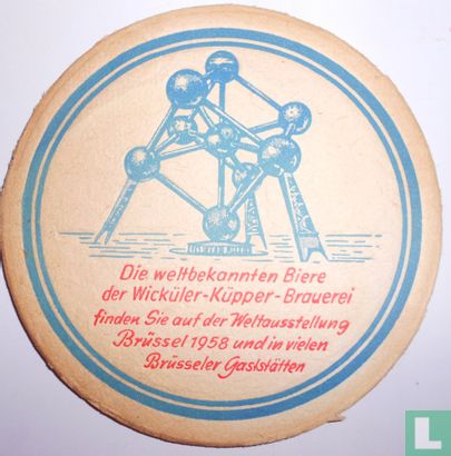 Gehört zu den für die Weltausstellung Brüssel 1958 ausgewählten deutschen Markenbieren - Afbeelding 2