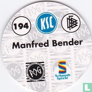 Karlsruher SC  Manfred Bender (zilver) - Image 2