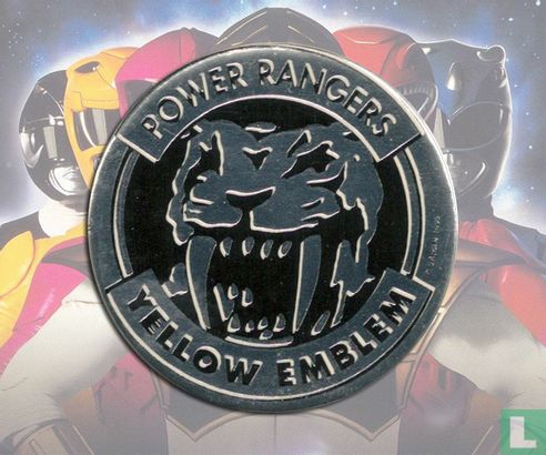 Power Ranger-gelb Emblem - Bild 1