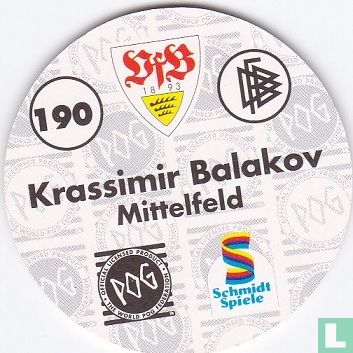 VfB Stuttgart  Krassimir Balakov - Afbeelding 2