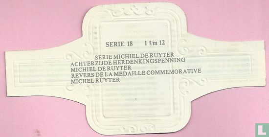 Achterzijde herdenkingspenning Michel de Ruyter - Image 2