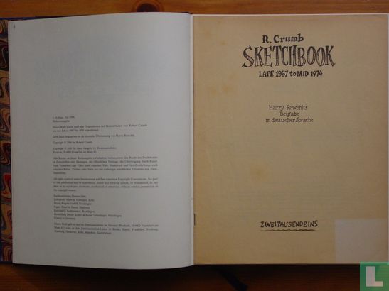 R. Crumb Sketchbook 1967-74 - Bild 3