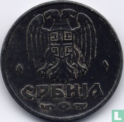 Serbia 2 dinar 1942 - Image 2