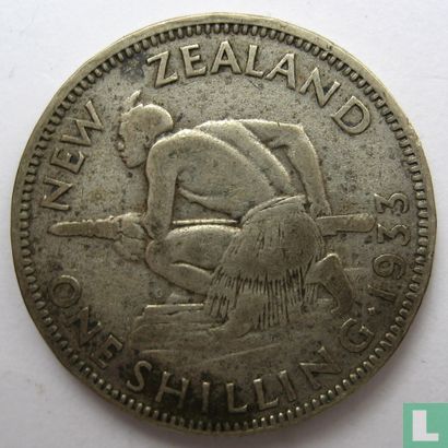 New Zealand 1 shilling 1933 - Image 1