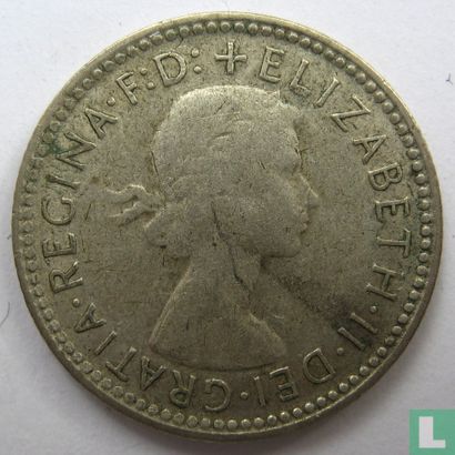 Australien 6 Pence 1960 - Bild 2