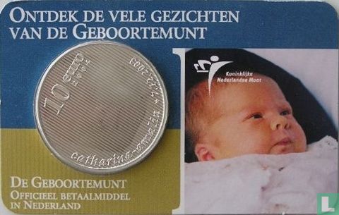 Nederland 10 euro 2004 (coincard - KNM) "Birth of Princess Catharina - Amalia" - Afbeelding 1
