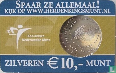 Pays-Bas 10 euro 2004 (coincard - KNM) "Birth of Princess Catharina - Amalia" - Image 2