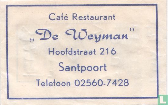 Café Restaurant "De Weyman"