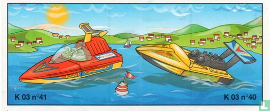 Speedboot, geel - Afbeelding 1