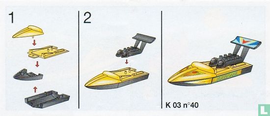 Speedboot, geel - Afbeelding 2