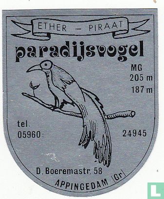 Paradijsvogel - Appingedam