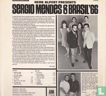 Herb Alpert presents Sergio Mendes & Brazil ’66 - Afbeelding 2