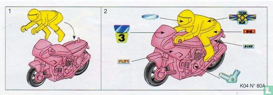 Motorrijder, roze - Bild 2