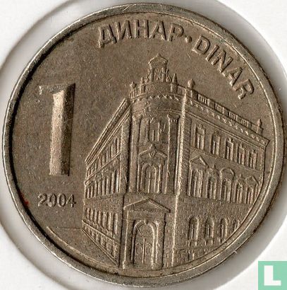 Servië 1 dinar 2004 - Afbeelding 1