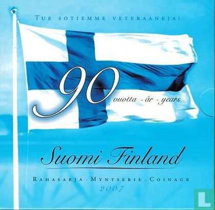 Finland mint set 2007 "90 years Veterans of war" - Image 1