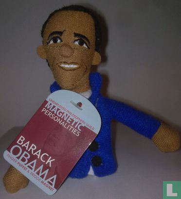 Barack Obama vingerpoppetje met magneet - Image 1