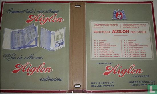 Verzamelmap Bibliotheek van de Aiglon Chocolade - Farde de collection pour la Bibliotheque du Chocolat Aiglon - Afbeelding 3