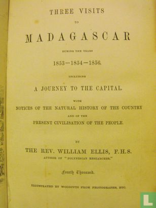 Three visits tot Madagascar during the years 1853-1854-1856 - Afbeelding 1