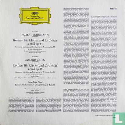 Robert Schumann / Edvard Grieg: Klavierkonzerte in a-moll - Afbeelding 2