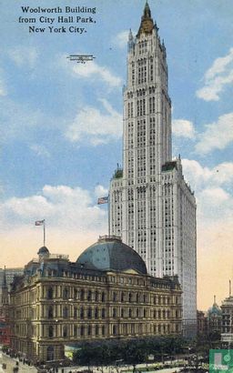 Woolworth Building from City Hall Park - Image 1