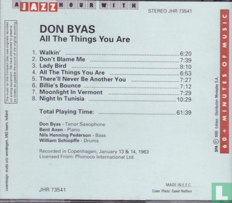 All the things you are A Jazz hour with Don Byas  - Image 2