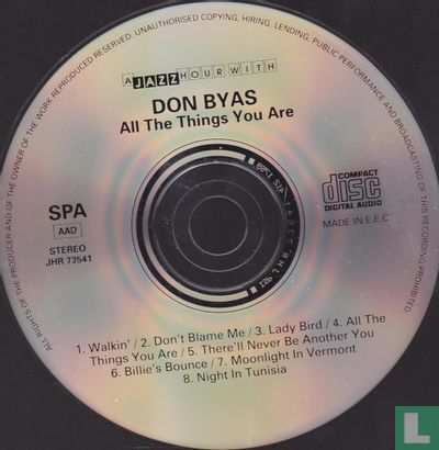 All the things you are A Jazz hour with Don Byas  - Image 3