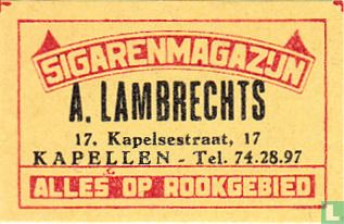 Sigarenmagazijn A. Lambrechts - Afbeelding 1
