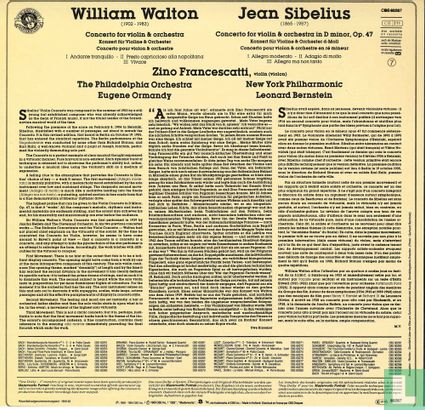 Sibelius / Walton Violin Concerto - Afbeelding 2