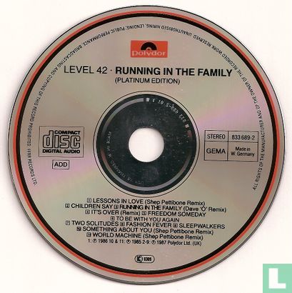 Running In The Family (Platinum Edition)  - Bild 3