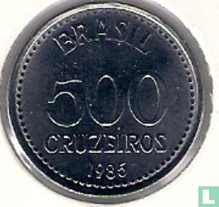 Brazil 500 cruzeiros 1985 - Image 1