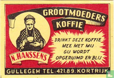 Grootmoeders koffie - N. Hanssens