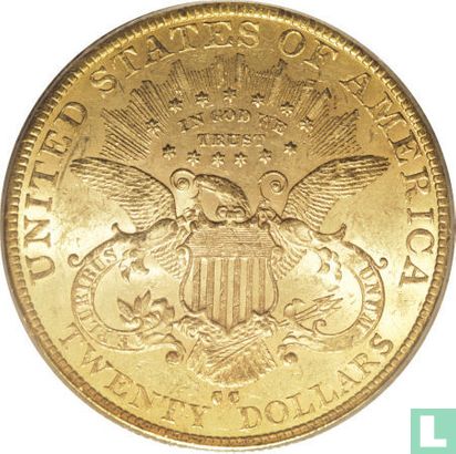 Verenigde Staten 20 dollars 1885 (CC) - Afbeelding 2