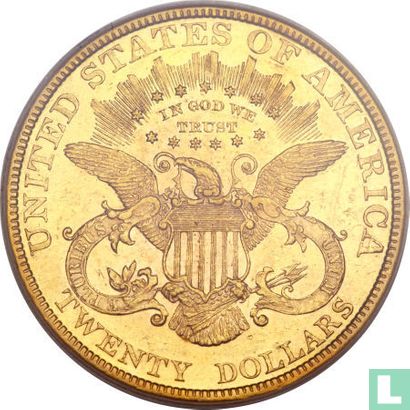 Verenigde Staten 20 dollars 1885 (zonder letter) - Afbeelding 2