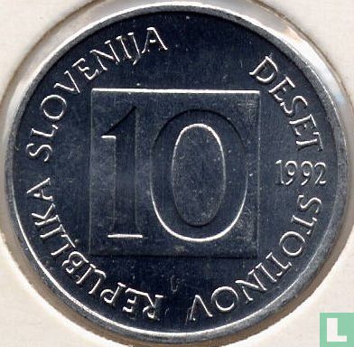 Slowenien 10 Stotinov 1992  - Bild 1