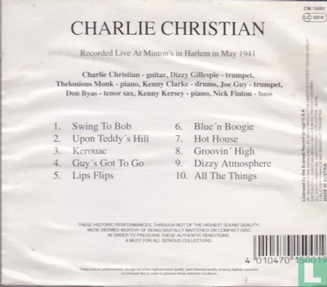 Charlie Christian Live at Minton’s 1941  - Afbeelding 2
