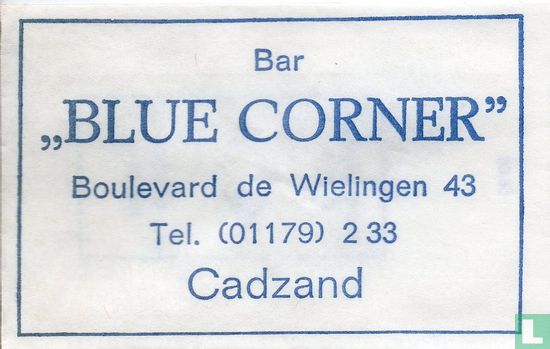Bar "Blue Corner" - Afbeelding 1