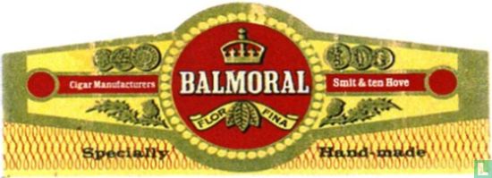 Balmoral Flor Fina - Cigar Manufacturers  Specially - Smit & ten Hove Hand-made