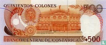 costa rica colones 500 2004 - Image 2