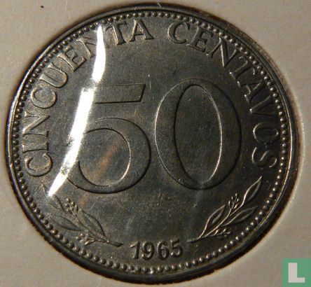 Bolivia 50 centavos 1965 - Afbeelding 1
