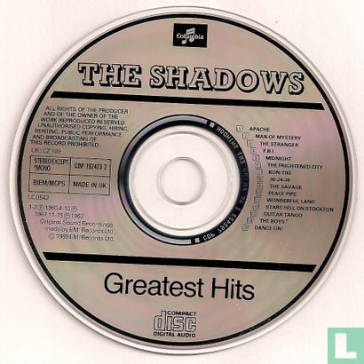 The Shadows' Greatest Hits  - Afbeelding 3